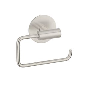 Toilettenpapierhalter 'Meleto' Edelstahl matt 13,5 x 5,5 x 11 cm, Klebemontage