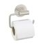 Toilettenpapierhalter 'Meleto' Edelstahl matt 13,5 x 5,5 x 11 cm, Klebemontage