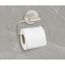 Toilettenpapierhalter 'Meleto' Edelstahl matt 13,5 x 5,5 x 11 cm, Klebemontage