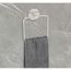 Handtuchring 'Meleto' Edelstahl matt 15,5 x 18,5 x 4,5 cm, Klebemontage