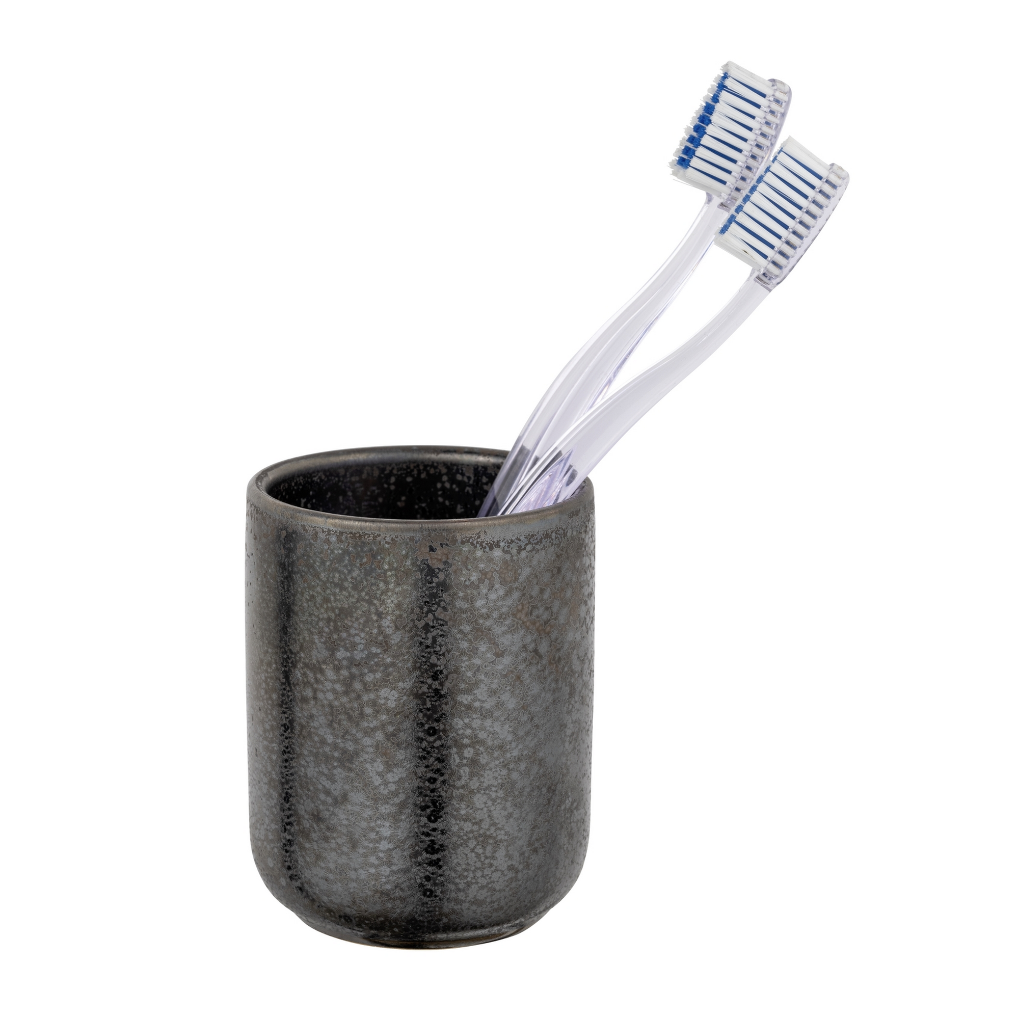 Zahnputzbecher 'Rufina' Keramik dunkelgrau Ø 7,5 x 9,5 cm