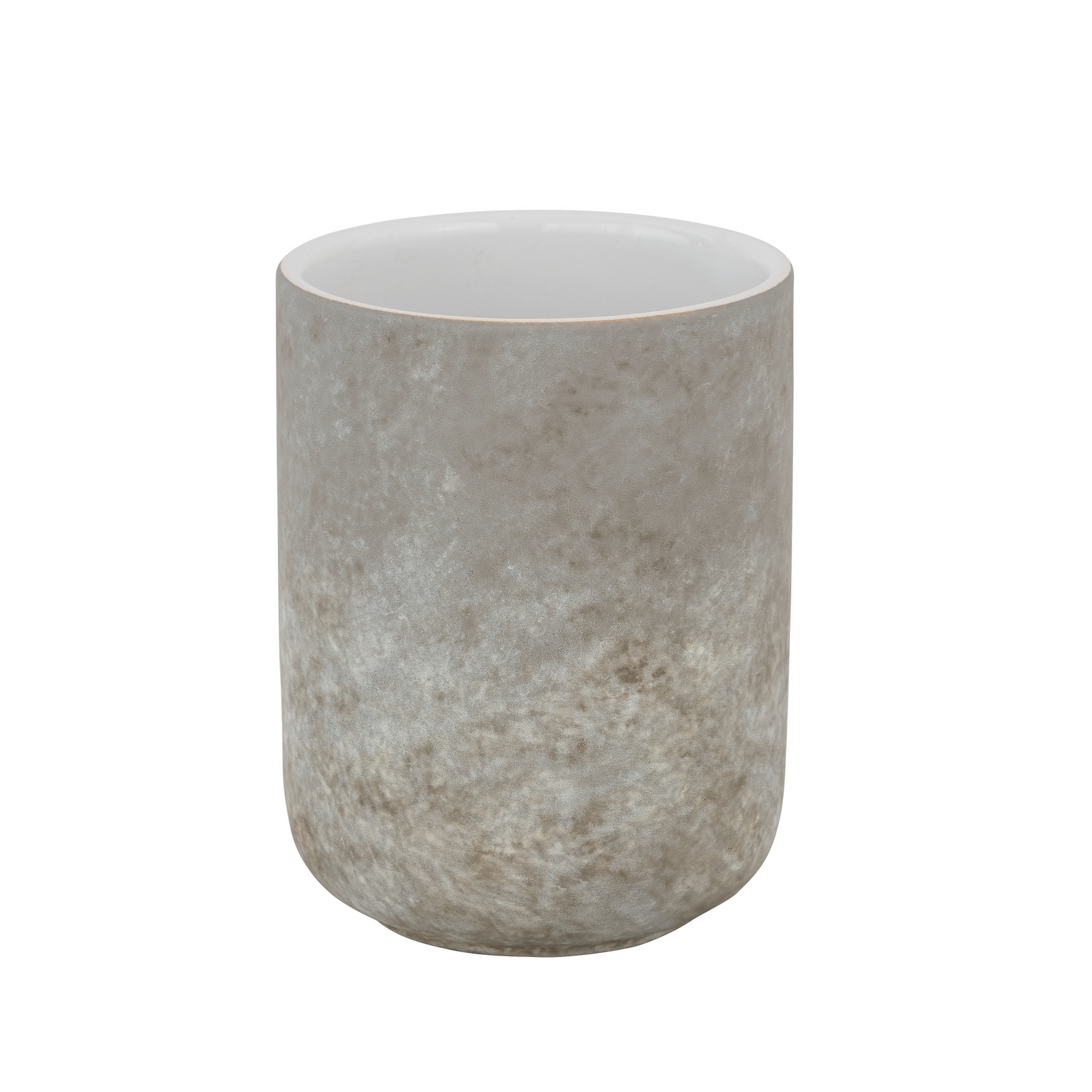 Zahnputzbecher 'Londa' Keramik dunkelgrau Ø 8 x 10 cm