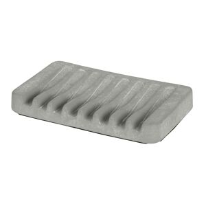 Seifenschale 'Londa' Keramik hellgrau 13 x 1 x 8 cm