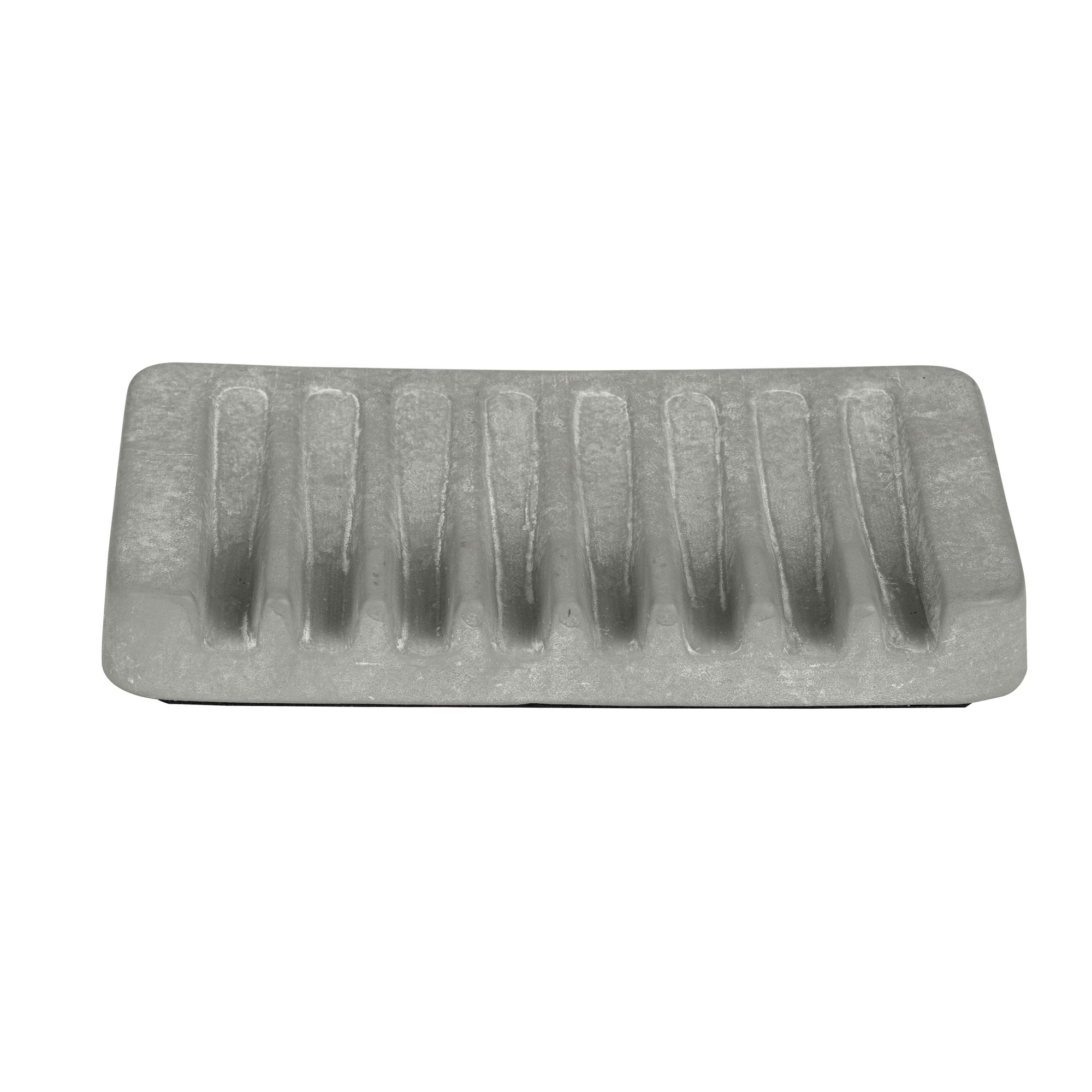 Seifenschale 'Londa' Keramik hellgrau 13 x 1 x 8 cm