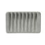 Seifenschale 'Londa' Keramik hellgrau 13 x 1 x 8 cm