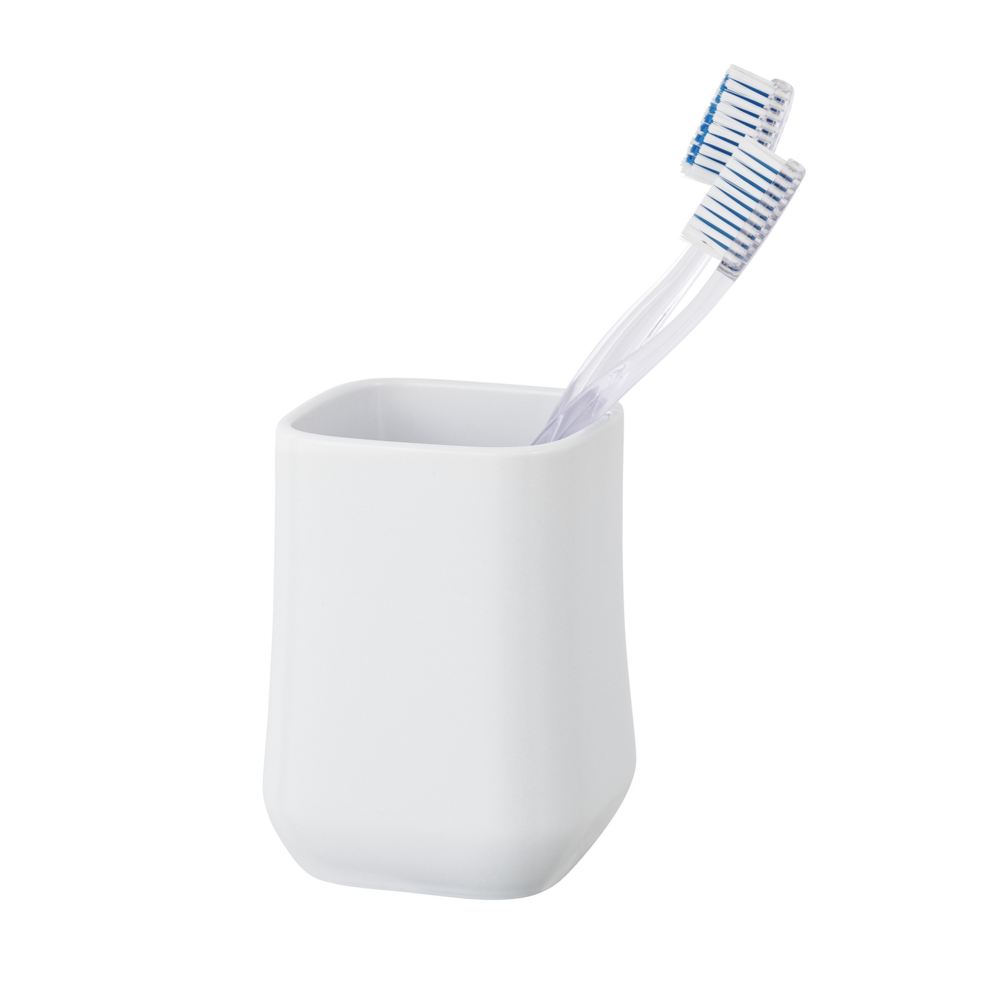 Zahnputzbecher 'Adine' Keramik weiß Ø 7,5 x 10,5 cm