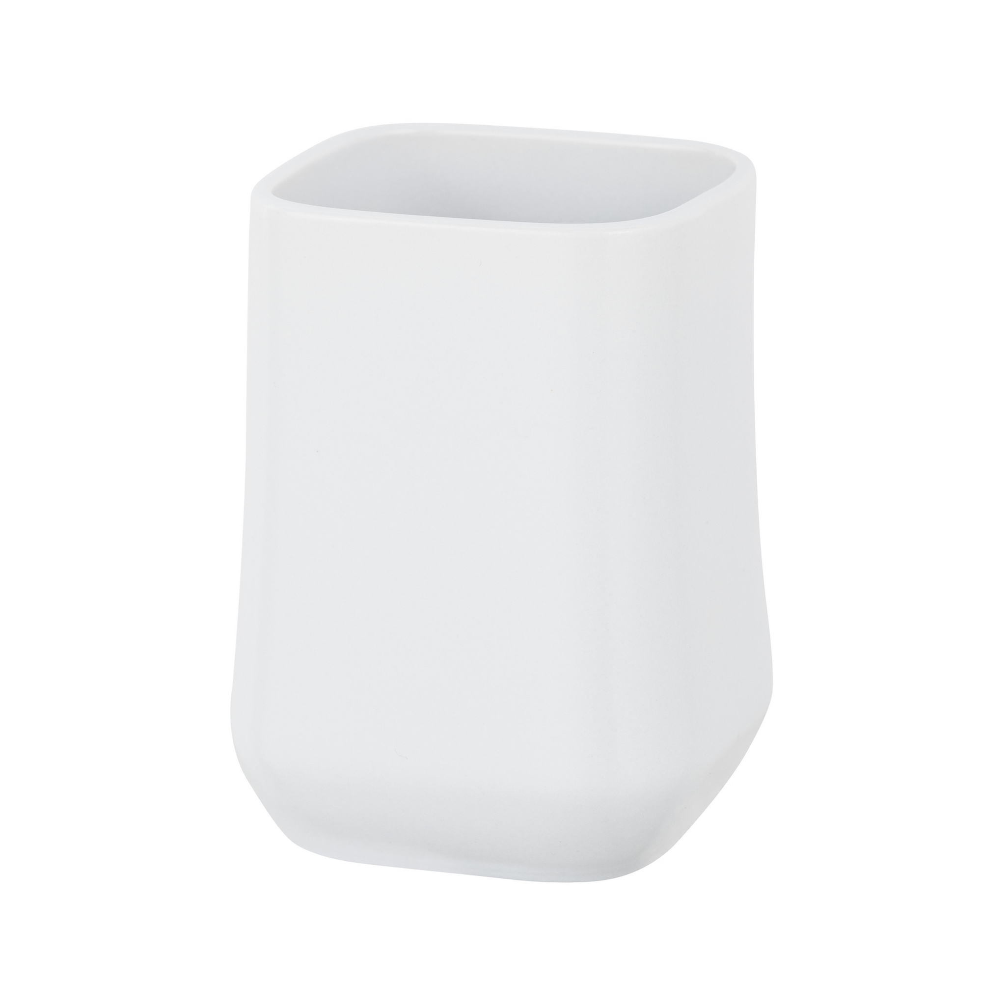 Zahnputzbecher 'Adine' Keramik weiß Ø 7,5 x 10,5 cm