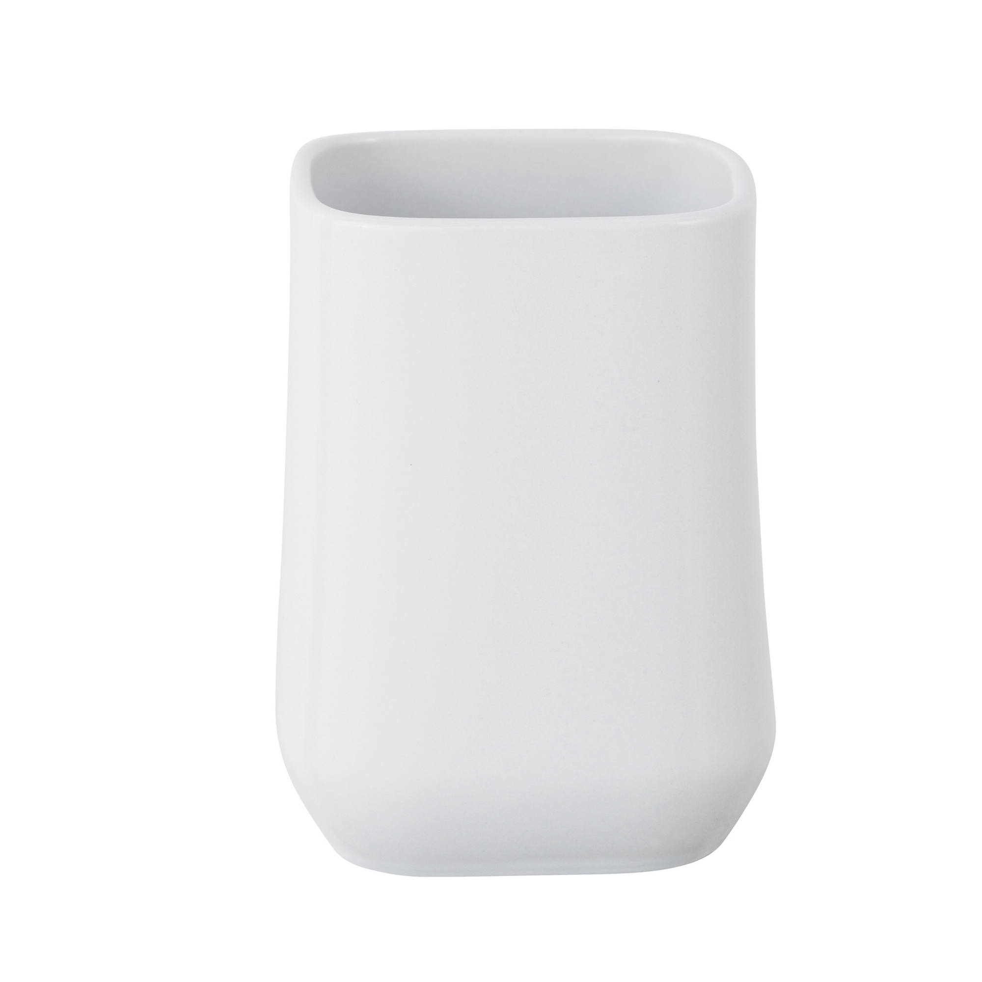 Zahnputzbecher 'Adine' Keramik weiß Ø 7,5 x 10,5 cm