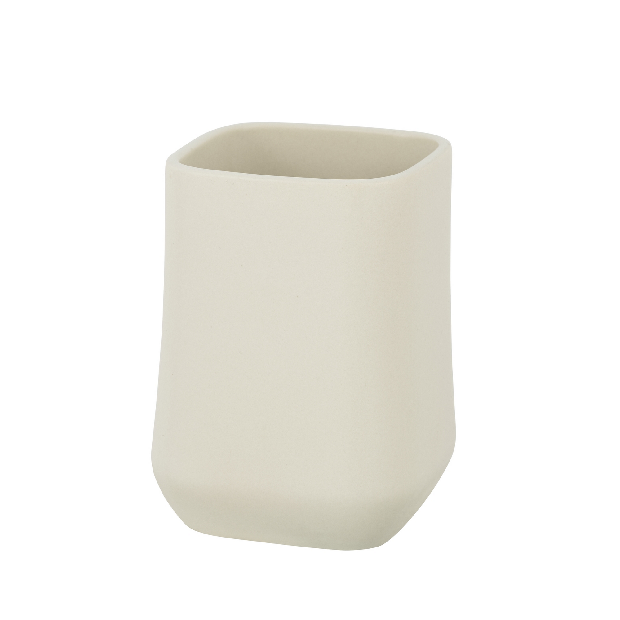 Zahnputzbecher 'Adine' Keramik ecru Ø 7,5 x 10,5 cm