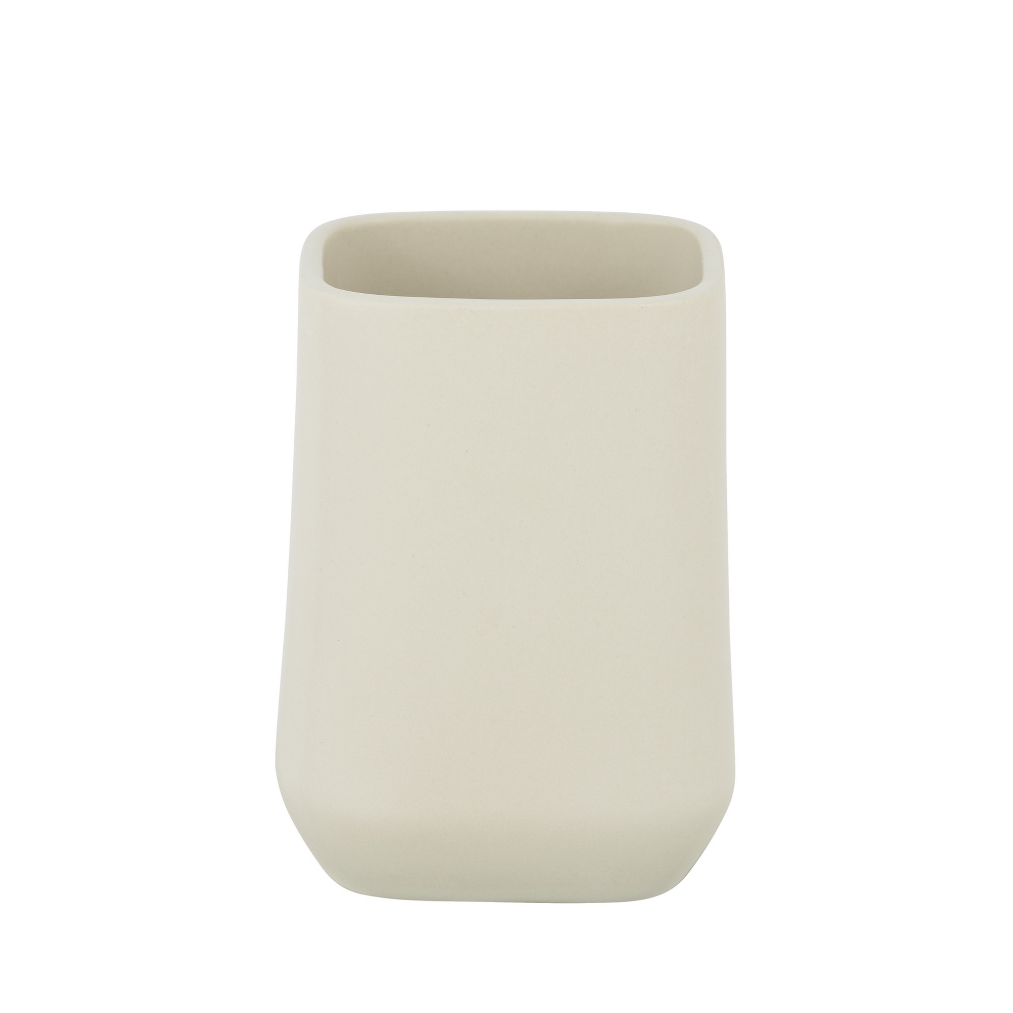 Zahnputzbecher 'Adine' Keramik ecru Ø 7,5 x 10,5 cm