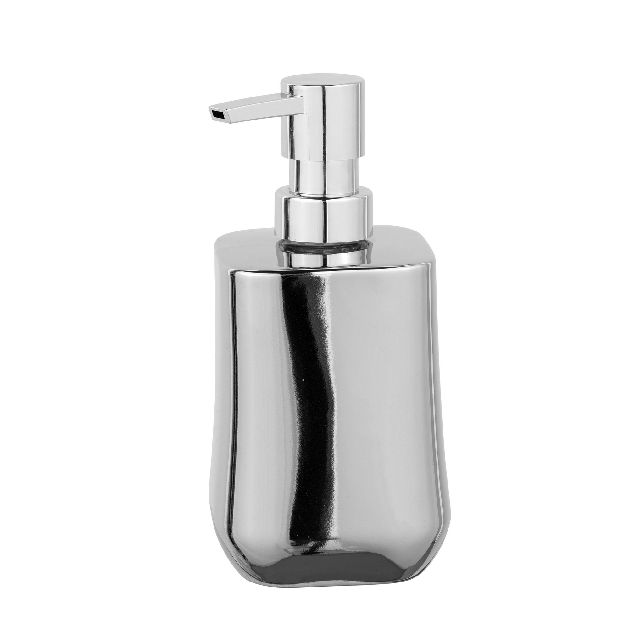 Seifenspender 'Adine' Keramik chromfarben 400 ml