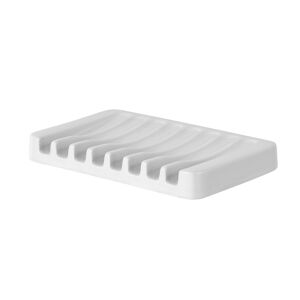 Seifenschale 'Adine' Keramik weiß 13 x 1 x 8 cm