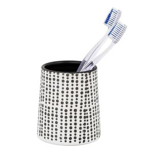 Zahnputzbecher 'Brento' Keramik schwarz Ø 9 x 10 cm