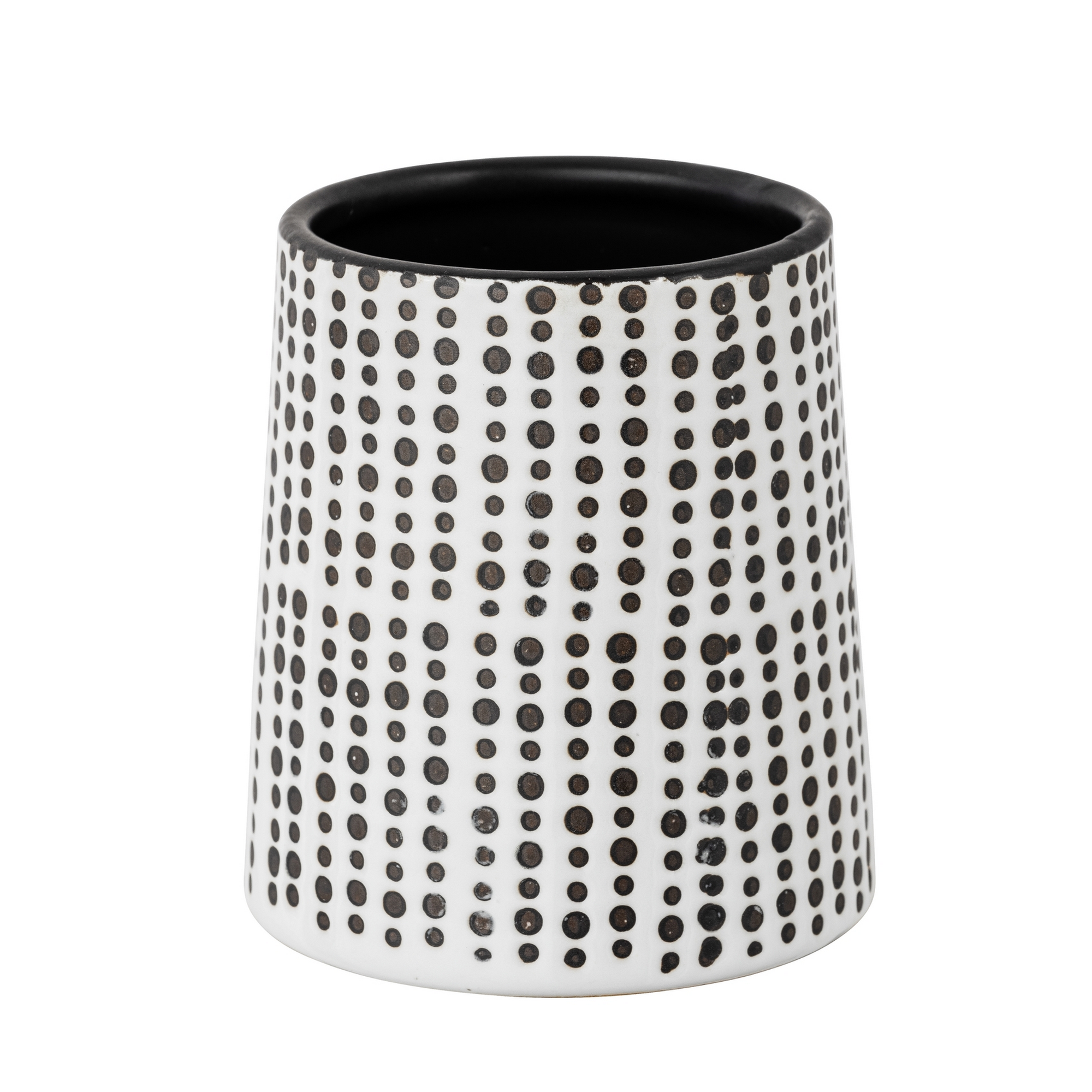 Zahnputzbecher 'Brento' Keramik schwarz Ø 9 x 10 cm