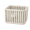 Aufbewahrungskorb 'Zovo' Baumwolle, Polyester beige 15 x 10 x 15 cm