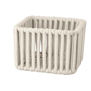 Aufbewahrungskorb 'Zovo' Baumwolle, Polyester beige 15 x 10 x 15 cm