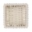 Aufbewahrungskorb 'Zovo' Baumwolle, Polyester beige 15 x 10 x 15 cm