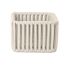 Aufbewahrungskorb 'Zovo' Baumwolle, Polyester beige 15 x 10 x 15 cm
