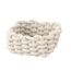 Aufbewahrungskorb 'Melara' Baumwolle, Polyester beige 16,5 x 7,5 x 16,5 cm