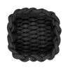 Aufbewahrungskorb 'Melara' Baumwolle, Polyester schwarz 16,5 x 7,5 x 16,5 cm