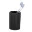 Zahnputzbecher 'Soliera' Keramik schwarz  Ø 8 x 12 cm