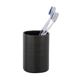 Zahnputzbecher 'Zena' Keramik schwarz Ø 7 x 11 cm