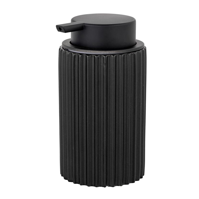 Seifenspender 'Soliera' Keramik schwarz 400 ml