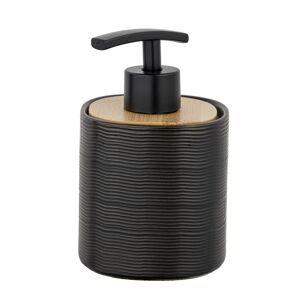 Seifenspender 'Zena' Keramik schwarz 400 ml