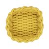 Aufbewahrungskorb 'Melara' Baumwolle, Polyester gelb 16,5 x 7,5 x 16,5 cm