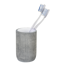 Zahnputzbecher 'Antella' Polyresin grau Ø 7 x 11,5 cm