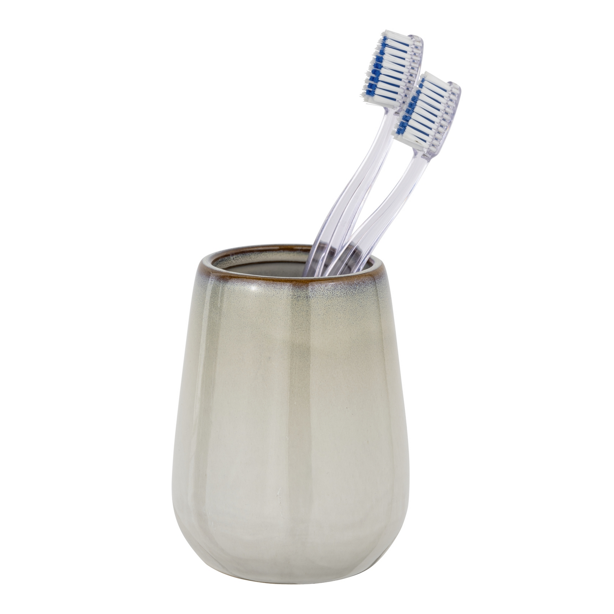 Zahnputzbecher 'Marano' Keramik beige Ø 8 x 10,5 cm