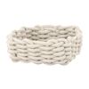 Aufbewahrungskorb 'Melara' Baumwolle, Polyester beige 21,5 x 7,5 x 21,5 cm
