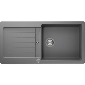 Einbauspüle 'Fleur' Quarzkomposit grau 1000 x 500 mm