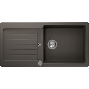 Einbauspüle 'Fleur' Quarzkomposit grau 1000 x 500 mm