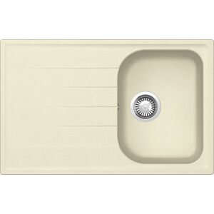 Einbauspüle 'Estia' Quarzkomposit beige 790 x 500 mm