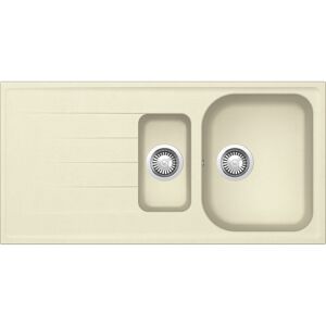 Einbauspüle 'Estia' Quarzkomposit beige 1000 x 500 mm