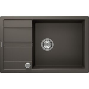Einbauspüle 'Fiona' Quarzkomposit grau 780 x 500 mm