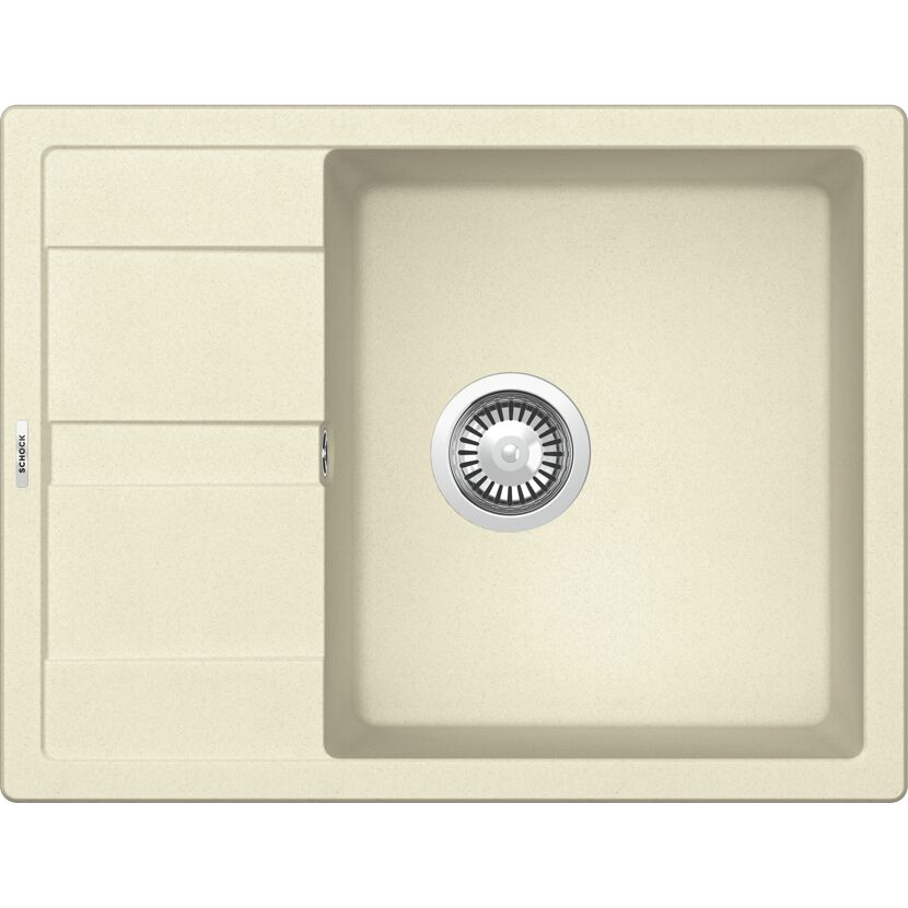 Einbauspüle 'Fiona' Quarzkomposit beige 650 x 500 mm