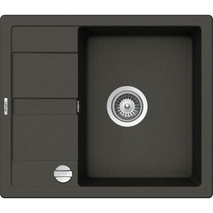 Einbauspüle 'Fiona' Quarzkomposit grau 580 x 500 mm
