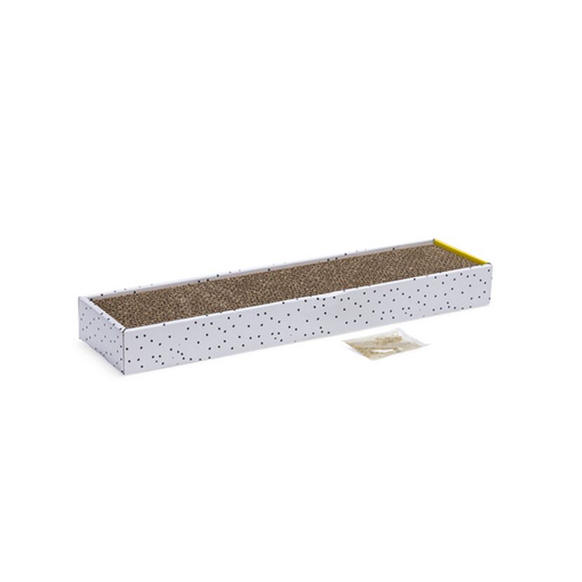 Katzen-Kratzbrett 'Pula' mit Katzenminze 47 x 12 x 4,5 cm