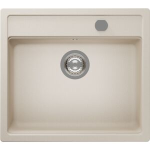 Einbauspüle 'Romi' Quarzkomposit beige 570 x 510 mm