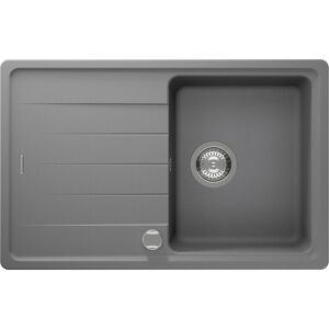Einbauspüle 'Sofia' Quarzkomposit grau 780 x 500 mm