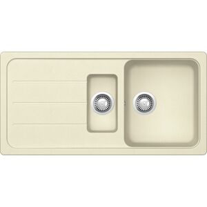 Einbauspüle 'Sofia' Quarzkomposit beige 1000 x 500 mm