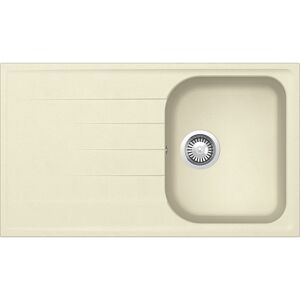 Einbauspüle 'Estia' Quarzkomposit beige 860 x 500 mm