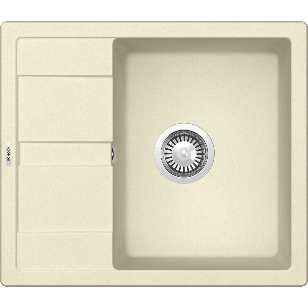 Einbauspüle 'Fiona' Quarzkomposit beige 580 x 500 mm