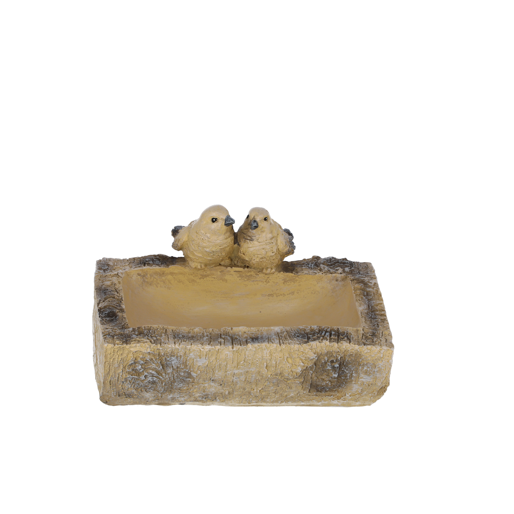 Vogelbad 17 cm braun