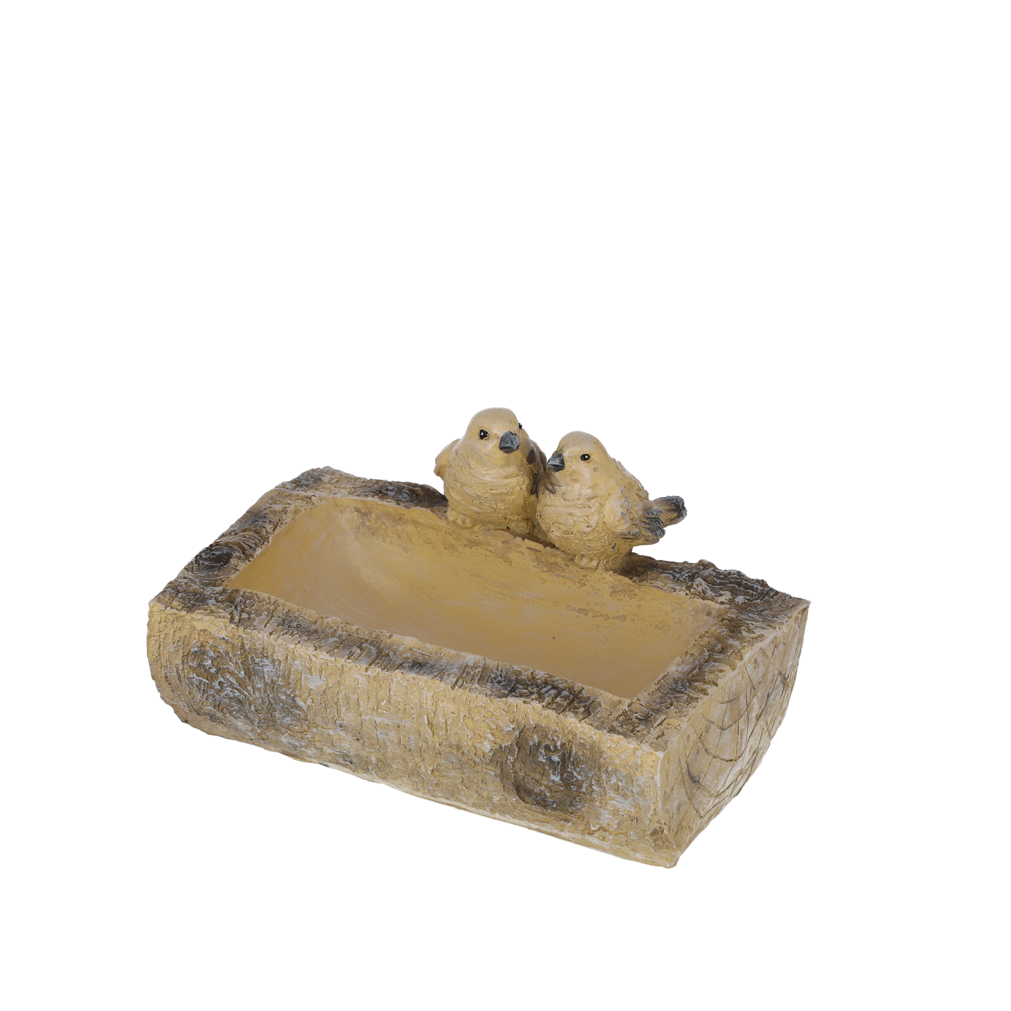 Vogelbad 17 cm braun