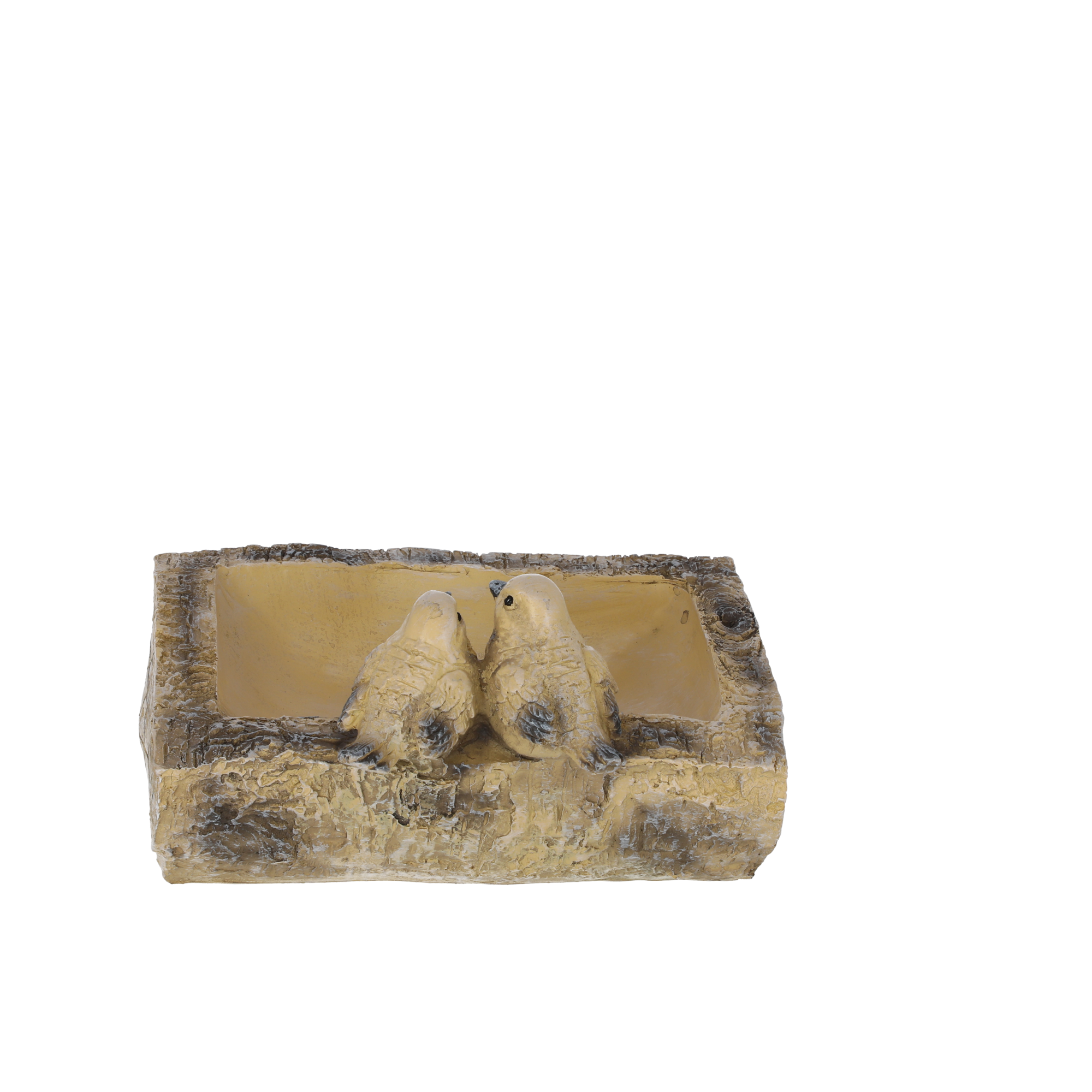 Vogelbad 17 cm braun