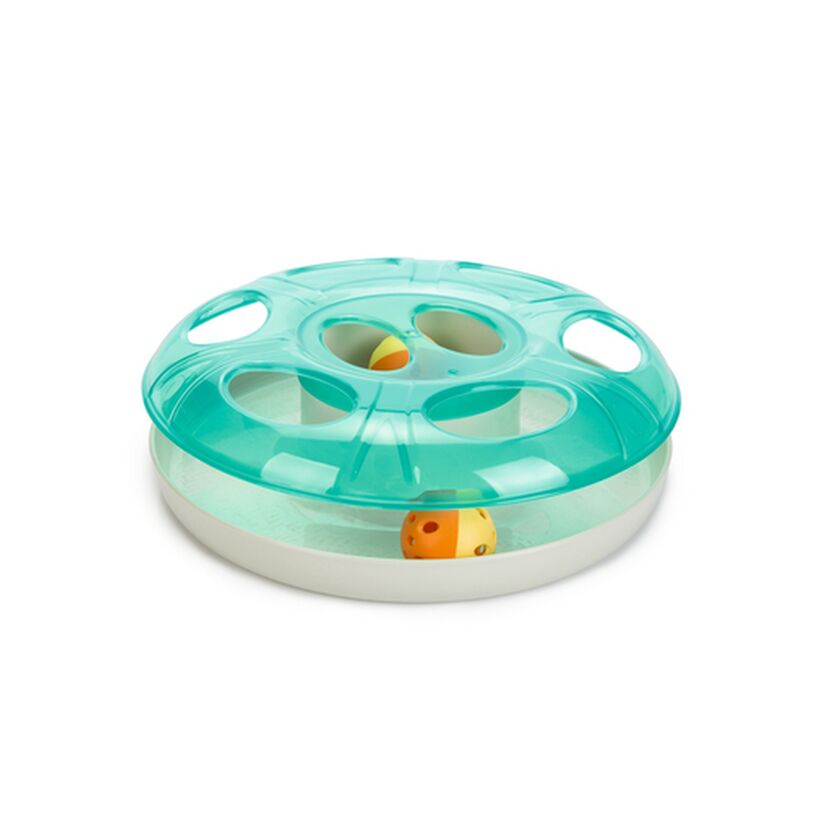 Katzenspielzeug Trainingsrad 'Scudie' grün Ø 25 cm