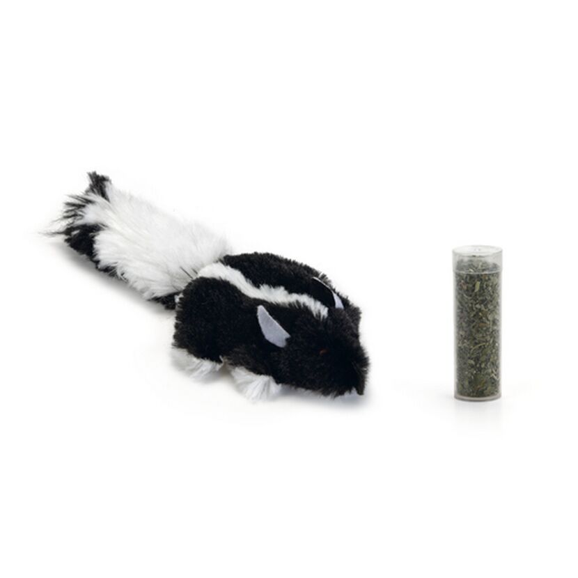 Katzenspielzeug 'Flacher Snuffy' Plüsch mit Katzenminze 14 cm